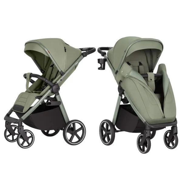 Прогулянкова коляска CARRELLO Bravo SL Deluxe CRL-5520 Mosaic Green зображення
