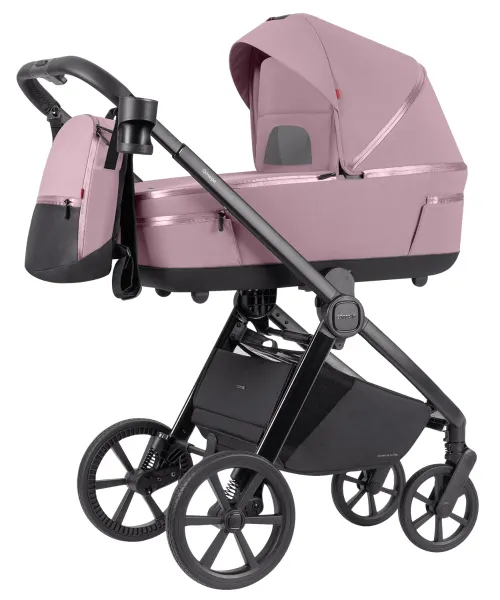 Коляска універсальна CARRELLO Omega CRL-6540/1 Galaxy Pink (2in1) зображення