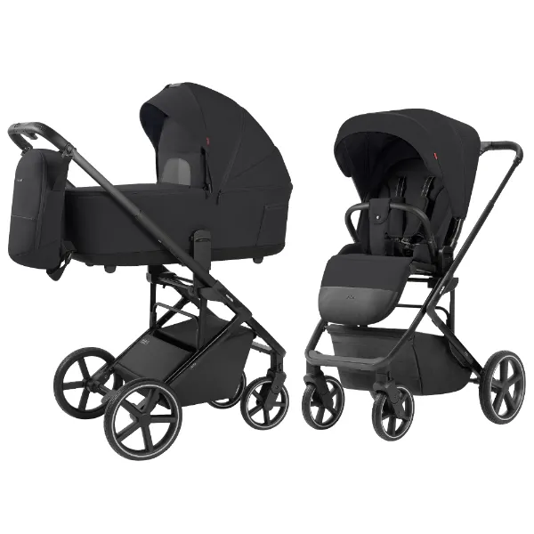 Коляска універсальна CARRELLO Alfa CRL-6522 (2in1) Rock Black зображення