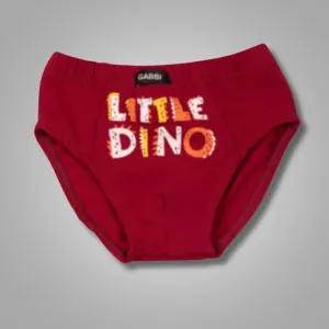 Дитячі труси для хлопчика, "Little Dino" бордовий 30р (104р - 4/5р)0