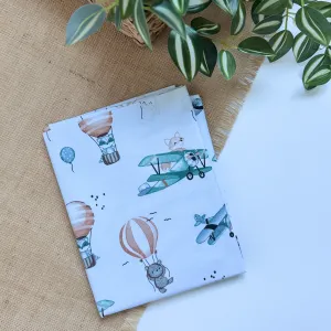 Велика водонепроникна пелюшка 100×80 — для ліжечка, коляски, пеленального столика мініатюра