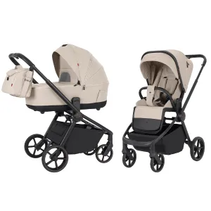 Коляска універсальна CARRELLO Epica CRL-8510 (2in1) Almond Beige0