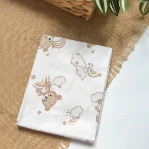 Дитяча пелюшка бавовняна - фланель 90×70 – тепла, м’яка, комфортна0