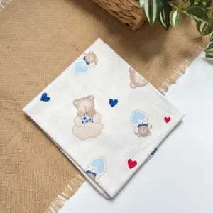 Дитяча пелюшка бавовняна - фланель 90×100 – тепла, м’яка, комфортна0