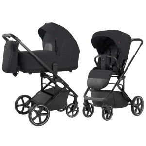 Коляска універсальна CARRELLO Alfa CRL-6522 (2in1) Rock Black0