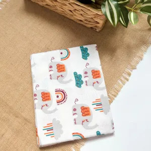 Дитяча пелюшка бавовняна - фланель 90×70 – тепла, м’яка, комфортна0